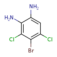 4-bromo-3,5-dichlorobenzene-1,2-diamine