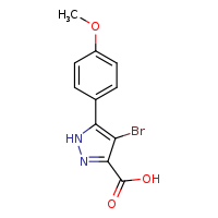 4-bromo-5-(4-methoxyphenyl)-1H-pyrazole-3-carboxylic acid