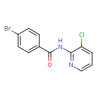4-bromo-N-(3-chloropyridin-2-yl)benzamide