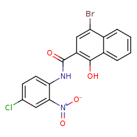 4-bromo-N-(4-chloro-2-nitrophenyl)-1-hydroxynaphthalene-2-carboxamide