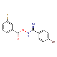 (4-bromophenyl)methanimidamido 3-fluorobenzoate
