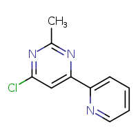 4-chloro-2-methyl-6-(pyridin-2-yl)pyrimidine
