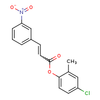 4-chloro-2-methylphenyl (2E)-3-(3-nitrophenyl)prop-2-enoate