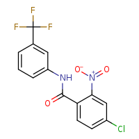 4-chloro-2-nitro-N-[3-(trifluoromethyl)phenyl]benzamide
