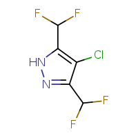 4-chloro-3,5-bis(difluoromethyl)-1H-pyrazole