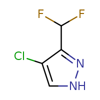 4-chloro-3-(difluoromethyl)-1H-pyrazole