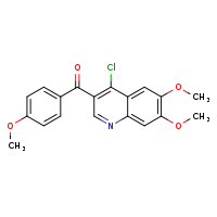 4-chloro-6,7-dimethoxy-3-(4-methoxybenzoyl)quinoline