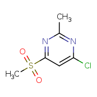 4-chloro-6-methanesulfonyl-2-methylpyrimidine
