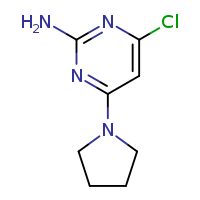 4-chloro-6-(pyrrolidin-1-yl)pyrimidin-2-amine
