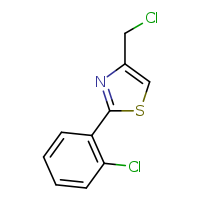 4-(chloromethyl)-2-(2-chlorophenyl)-1,3-thiazole
