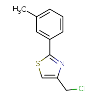 4-(chloromethyl)-2-(3-methylphenyl)-1,3-thiazole