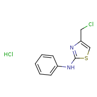 4-(chloromethyl)-N-phenyl-1,3-thiazol-2-amine hydrochloride