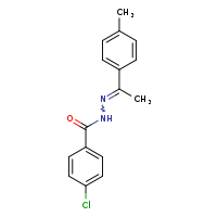 4-chloro-N'-[(1E)-1-(4-methylphenyl)ethylidene]benzohydrazide
