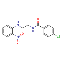 4-chloro-N-{2-[(2-nitrophenyl)amino]ethyl}benzamide