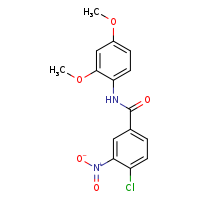 4-chloro-N-(2,4-dimethoxyphenyl)-3-nitrobenzamide