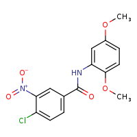 4-chloro-N-(2,5-dimethoxyphenyl)-3-nitrobenzamide