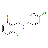 4-chloro-N-[(2-chloro-6-fluorophenyl)methyl]aniline