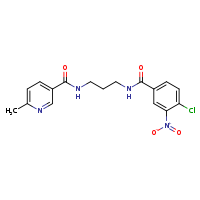 4-chloro-N-{3-[(6-methylpyridin-3-yl)formamido]propyl}-3-nitrobenzamide