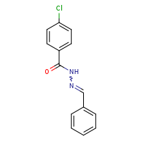 4-chloro-N'-[(E)-phenylmethylidene]benzohydrazide
