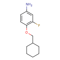 4-(cyclohexylmethoxy)-3-fluoroaniline