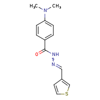 4-(dimethylamino)-N'-[(E)-thiophen-3-ylmethylidene]benzohydrazide