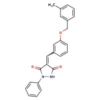 (4E)-4-({3-[(3-methylphenyl)methoxy]phenyl}methylidene)-1-phenylpyrazolidine-3,5-dione