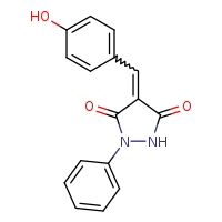 (4E)-4-[(4-hydroxyphenyl)methylidene]-1-phenylpyrazolidine-3,5-dione