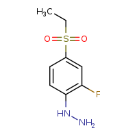 [4-(ethanesulfonyl)-2-fluorophenyl]hydrazine