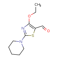 4-ethoxy-2-(piperidin-1-yl)-1,3-thiazole-5-carbaldehyde