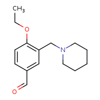 4-ethoxy-3-(piperidin-1-ylmethyl)benzaldehyde