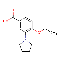 4-ethoxy-3-(pyrrolidin-1-yl)benzoic acid