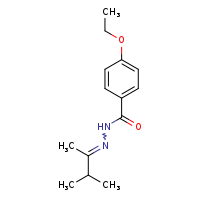 4-ethoxy-N'-[(2E)-3-methylbutan-2-ylidene]benzohydrazide