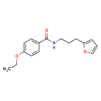 4-ethoxy-N-[3-(furan-2-yl)propyl]benzamide