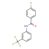 4-fluoro-N-[3-(trifluoromethyl)phenyl]benzamide