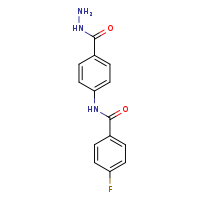 4-fluoro-N-[4-(hydrazinecarbonyl)phenyl]benzamide