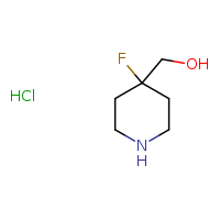 (4-fluoropiperidin-4-yl)methanol hydrochloride