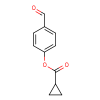 4-formylphenyl cyclopropanecarboxylate