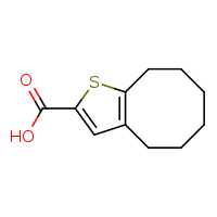 4H,5H,6H,7H,8H,9H-cycloocta[b]thiophene-2-carboxylic acid