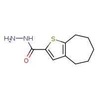 4H,5H,6H,7H,8H-cyclohepta[b]thiophene-2-carbohydrazide