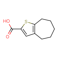 4H,5H,6H,7H,8H-cyclohepta[b]thiophene-2-carboxylic acid