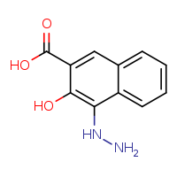 4-hydrazinyl-3-hydroxynaphthalene-2-carboxylic acid
