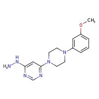 4-hydrazinyl-6-[4-(3-methoxyphenyl)piperazin-1-yl]pyrimidine