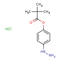 4-hydrazinylphenyl 2,2-dimethylpropanoate hydrochloride