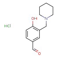 4-hydroxy-3-(piperidin-1-ylmethyl)benzaldehyde hydrochloride