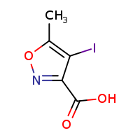 4-iodo-5-methyl-1,2-oxazole-3-carboxylic acid