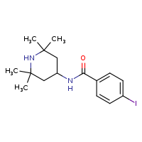 4-iodo-N-(2,2,6,6-tetramethylpiperidin-4-yl)benzamide