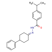 4-isopropyl-N'-(4-phenylcyclohexylidene)benzohydrazide