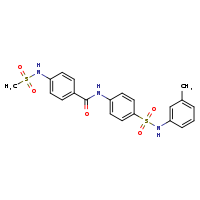 4-methanesulfonamido-N-{4-[(3-methylphenyl)sulfamoyl]phenyl}benzamide