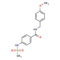 4-methanesulfonamido-N-[(4-methoxyphenyl)methyl]benzamide