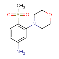 4-methanesulfonyl-3-(morpholin-4-yl)aniline